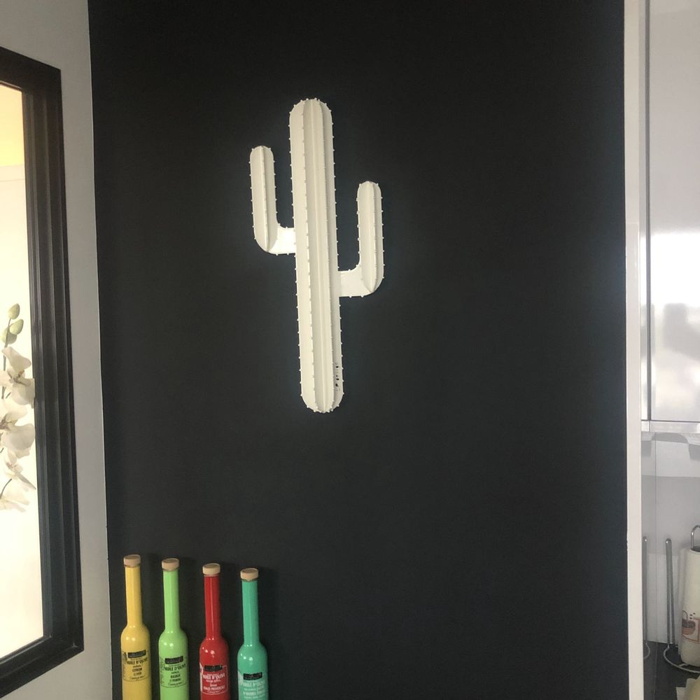 Objets de décoration - CACTUS MURAL BLANC - LP DESIGN