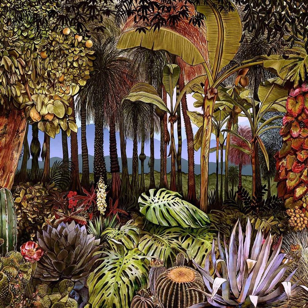 Papiers peints - Panneau Botanico - ETOFFE.COM