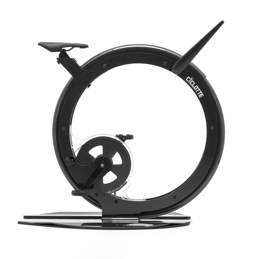 Gym and fitness equipment for hospitalities & contracts - Ciclotte exercise-bike in carbon fibre - CICLOTTE