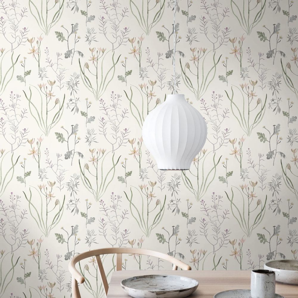 Papiers peints - Papier Peint Alpine Botanical - ETOFFE.COM