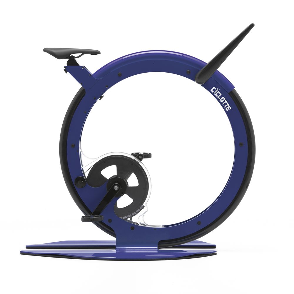 Gym and fitness equipment for hospitalities & contracts - Ciclotte Bike exercise bike in steel and carbon fiber - CICLOTTE