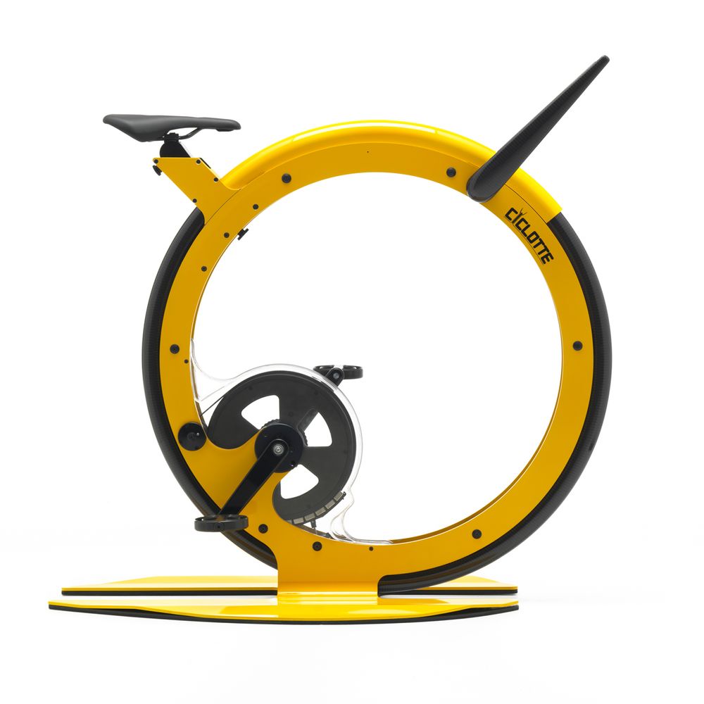 Gym and fitness equipment for hospitalities & contracts - Ciclotte Bike exercise bike in steel and carbon fiber - CICLOTTE