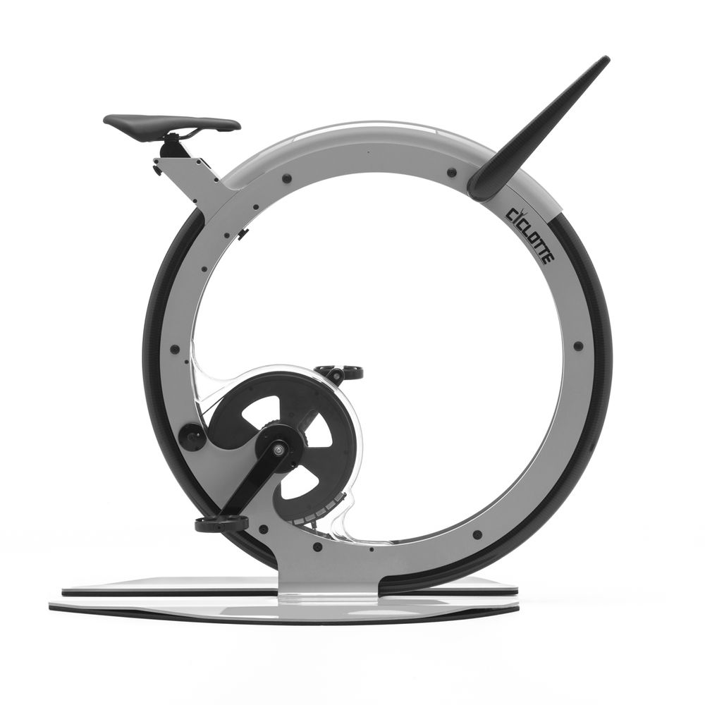 Gym and fitness equipment for hospitalities & contracts - Ciclotte Bike exercise bike in steel and carbon fiber - CICLOTTE