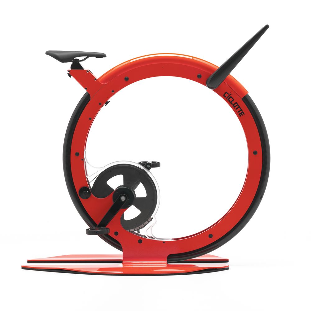 Gym and fitness equipment for hospitalities & contracts - Ciclotte Bike exercise bike in steel and carbon fiber - CICLOTTE