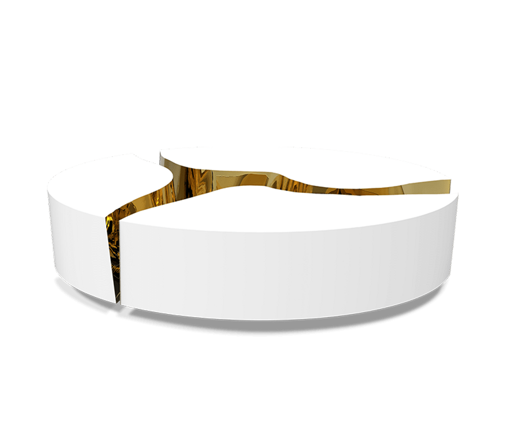 Tables basses - Table centrale ovale LAPIAZ BLANC - BOCA DO LOBO
