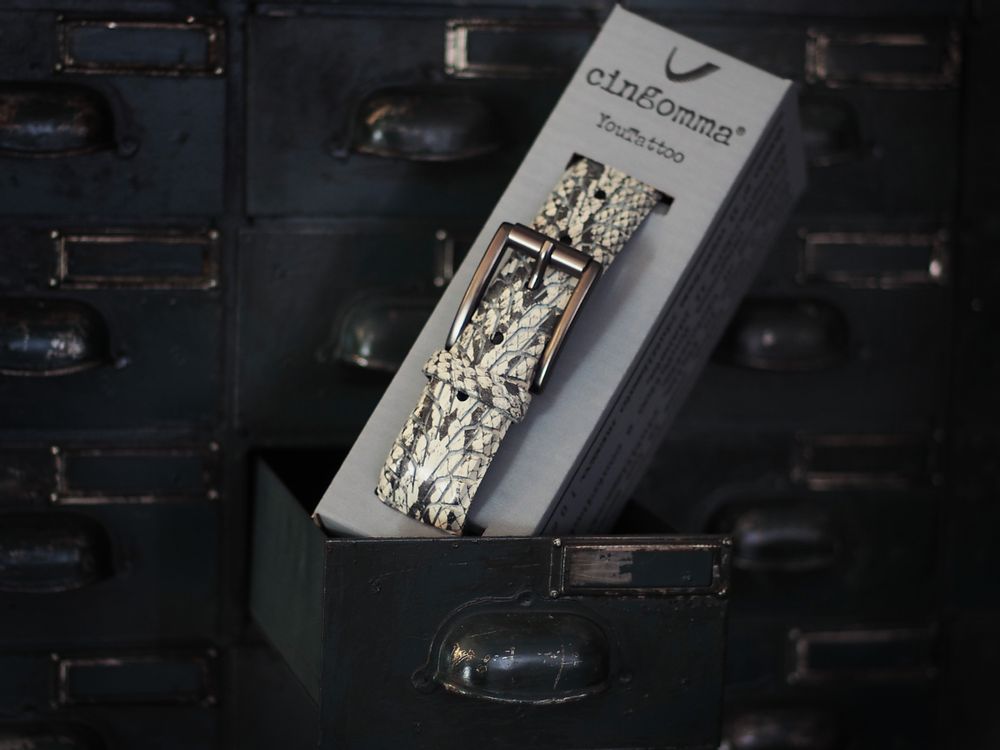 Leather goods - BELT YOUTATTOO ANIMALS - CINGOMMA
