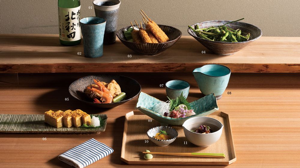 Everyday plates - Japanese dishes for restaurants - SHIROTSUKI / AKAZUKI JAPON