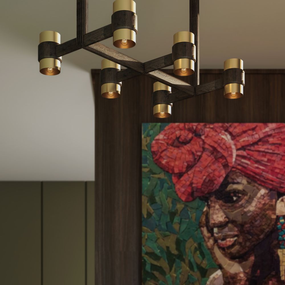 Ceiling lights - Whittle Suspension Lamp - WOOD TAILORS CLUB