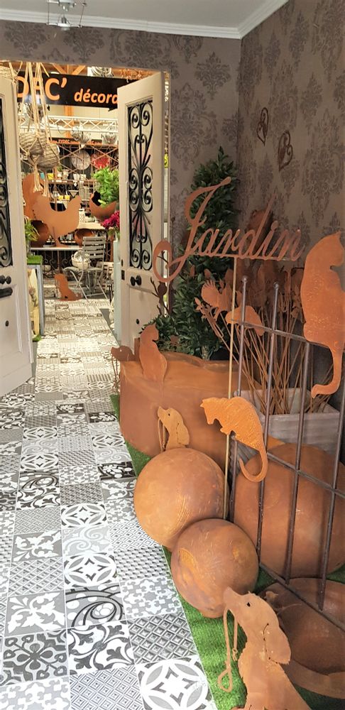 Decorative objects - RANGE OF RUST IRON - FYDEC COLLECTION