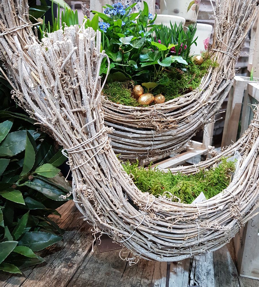 Floral decoration - WICKER RANGE BASKETS - FYDEC COLLECTION