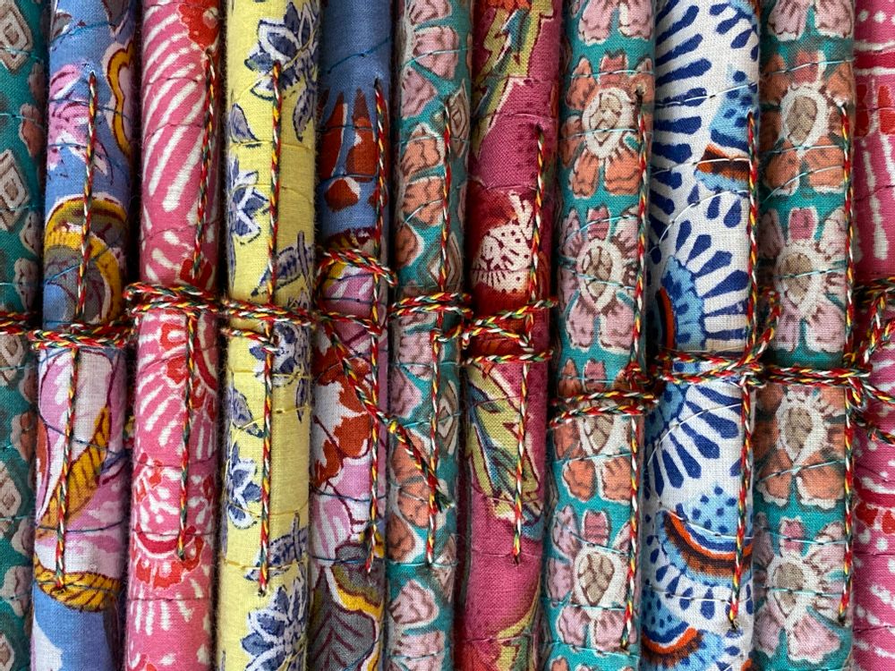 Stationery - Handmade writing notebook, recycled paper - PECHAAN