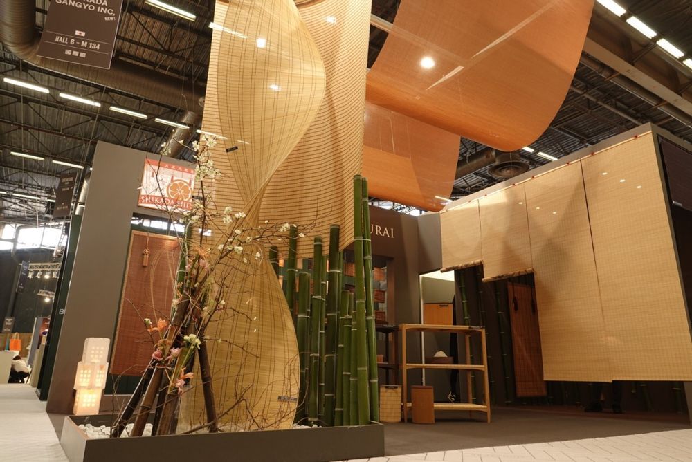 Tissus - TEXTILE BAMBOU SHIKADA WOVEN - SHIKADA SANGYO INC,