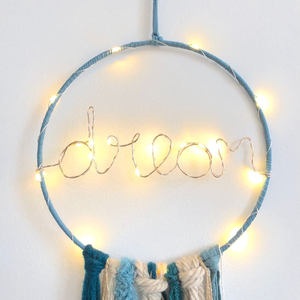 Other wall decoration - Dreamcatcher Duck Blue, Beige & Gold - LES LOVERS DECO