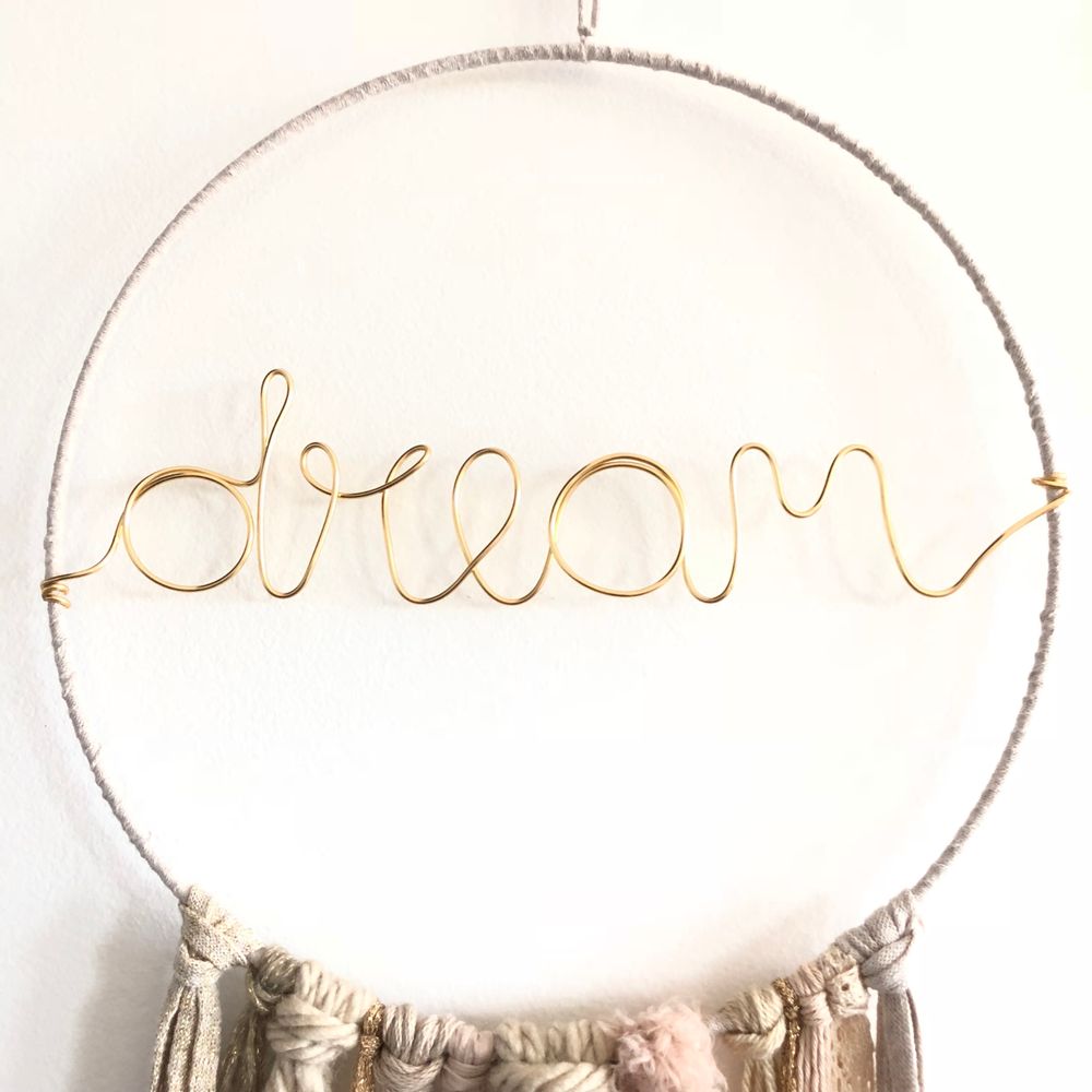 Other wall decoration - Dreamcatcher / Beige & gold - LES LOVERS DECO