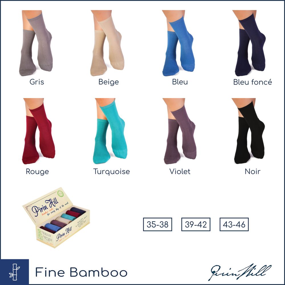 Socks - Thin Bamboo Socks - PIRIN HILL