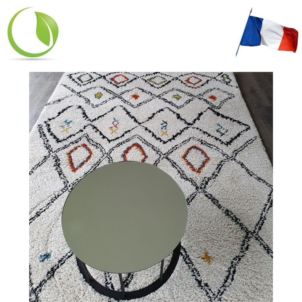 Miroirs - Petit TAMBOUR miroir écologique - GLASS VARIATIONS X BINA BAITEL