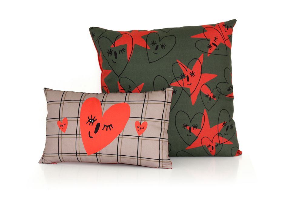 Coussins textile - CLIN D'OEIL DE L'AMOUR - MY FRIEND PACO