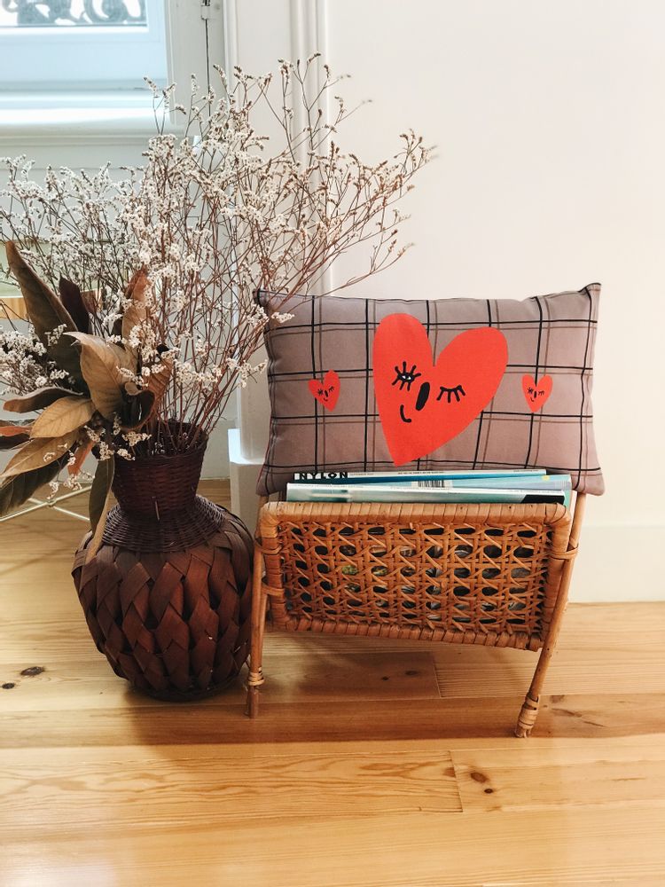 Coussins textile - CLIN D'OEIL DE L'AMOUR - MY FRIEND PACO