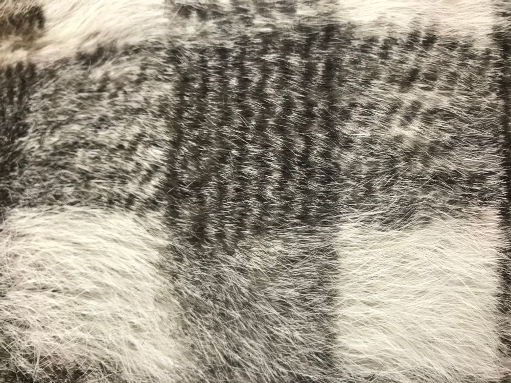 Cushions - Real Rabbit Skin Cushion - TERGUS