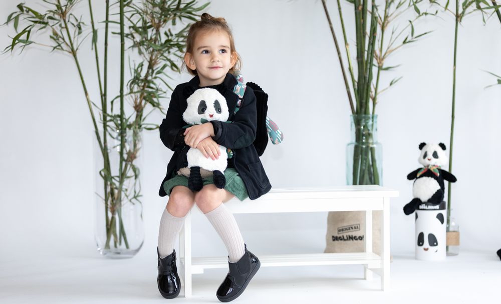 Soft toy - Original Plush Rototos the Panda - DEGLINGOS