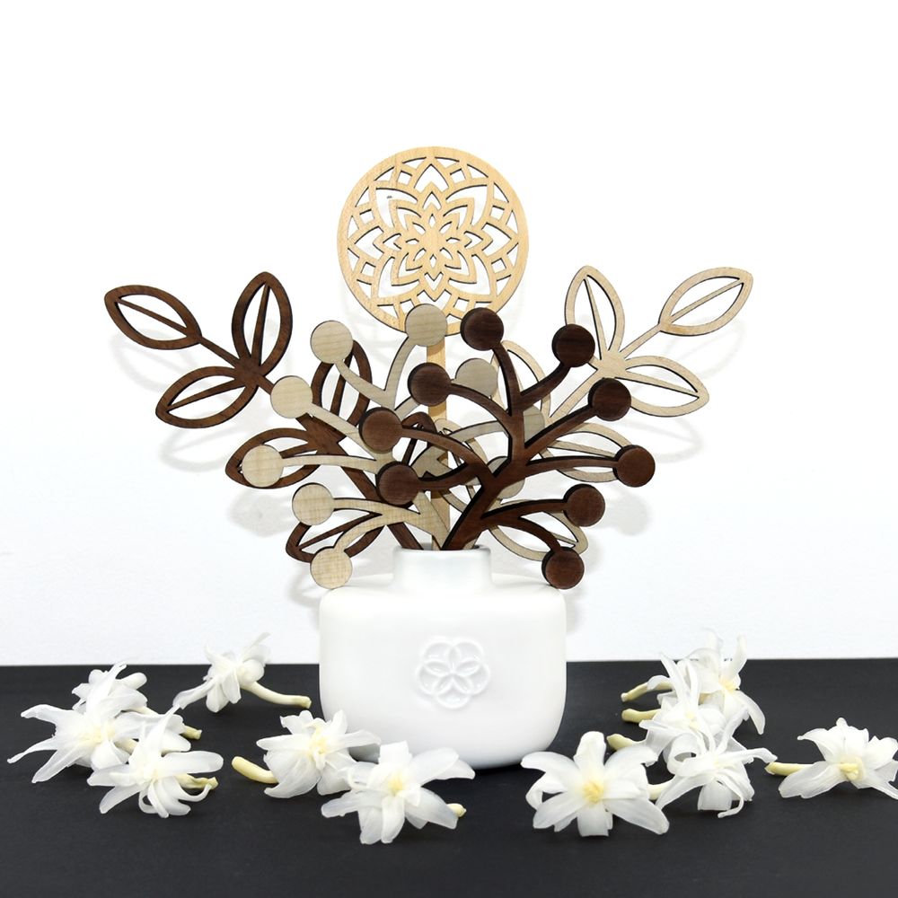 Objets de décoration - DIFFUSEUR DE PARFUM - TUBÉREUSE - L'ODORAT - LUMINOSENS