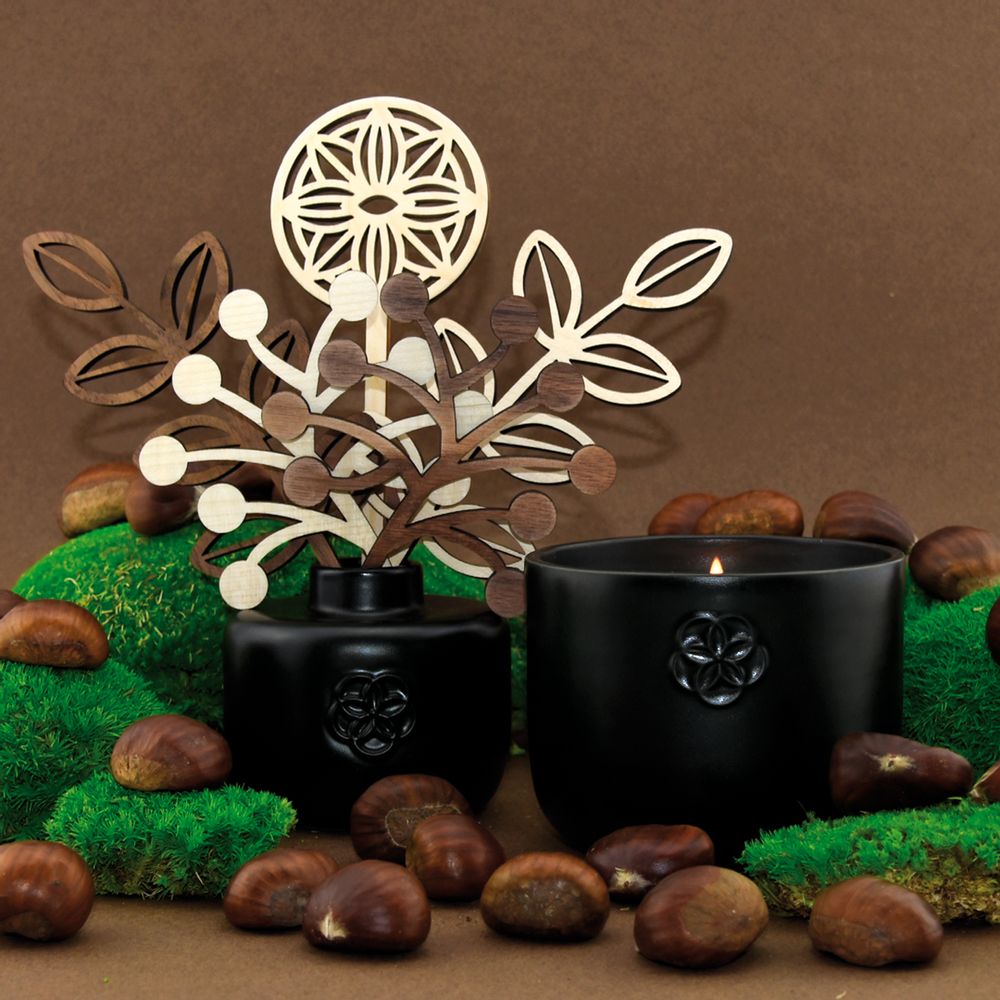Objets de décoration - DIFFUSEUR DE PARFUM - CHÂTAIGNE -  LE GOÛT - LUMINOSENS