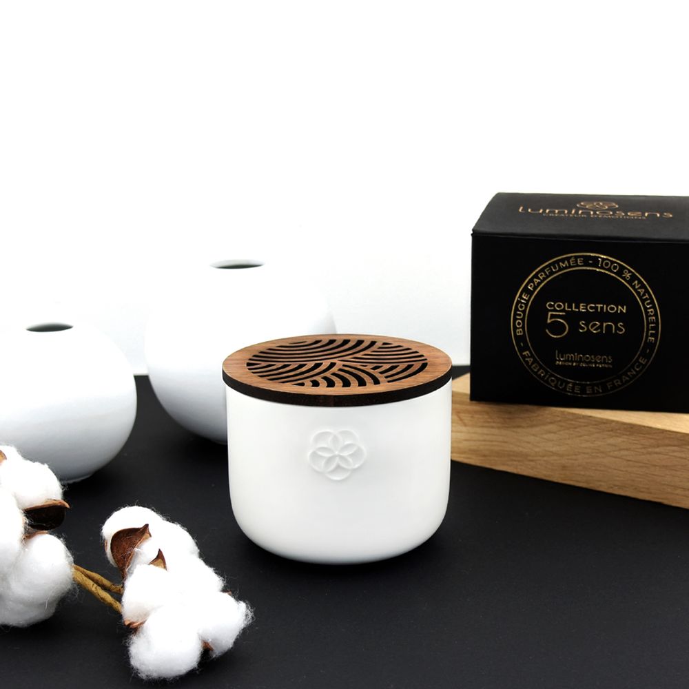 Objets de décoration - BOUGIE PARFUMÉE - AMBRE - LE TOUCHER - LUMINOSENS