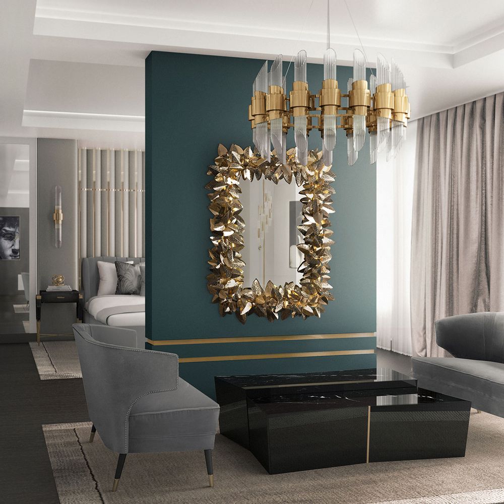 Mirrors - Mcqueen Rectangular Mirror  - COVET HOUSE