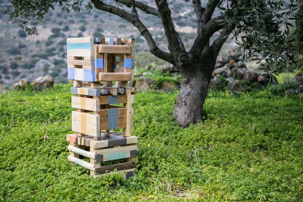 Objets de décoration - TABOURETS "RUCHE D'ABEILLES". - COOL COLLECTION