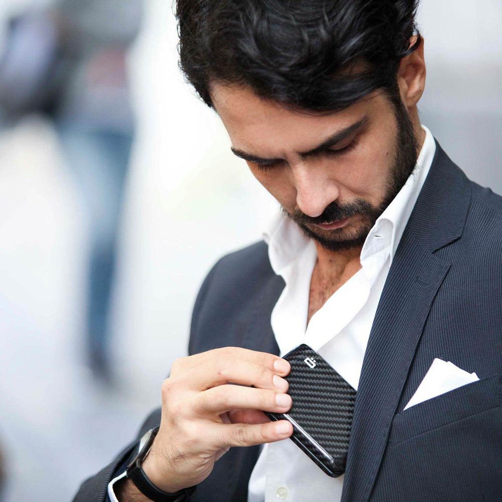 Leather goods - SMART CASE V2 - Genuine carbon fiber - ÖGON DESIGN