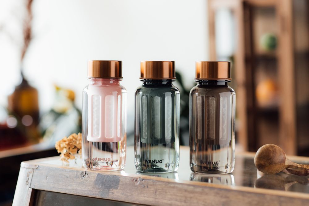 Outdoor decorative accessories - Brew Bottle Copper S550/S650 with filter, Tritan BPA Free - WEMUG