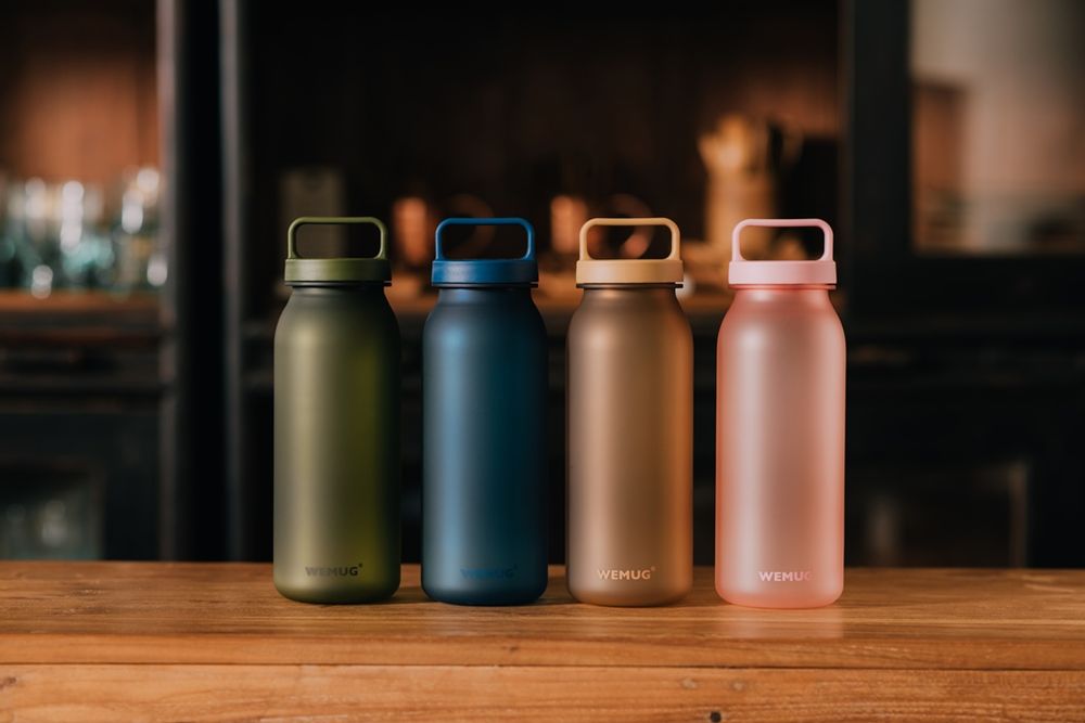 Tea and coffee accessories - Milk Bottle F620 BPA Free material Tritan with handle - WEMUG