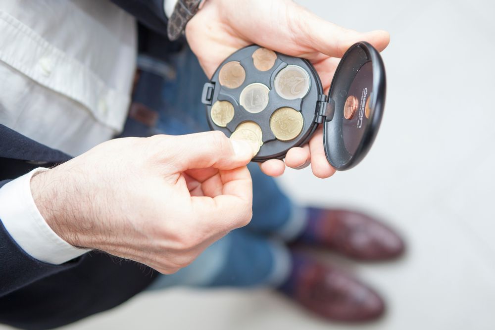 Leather goods - COIN DISPENSER - ÖGON DESIGN