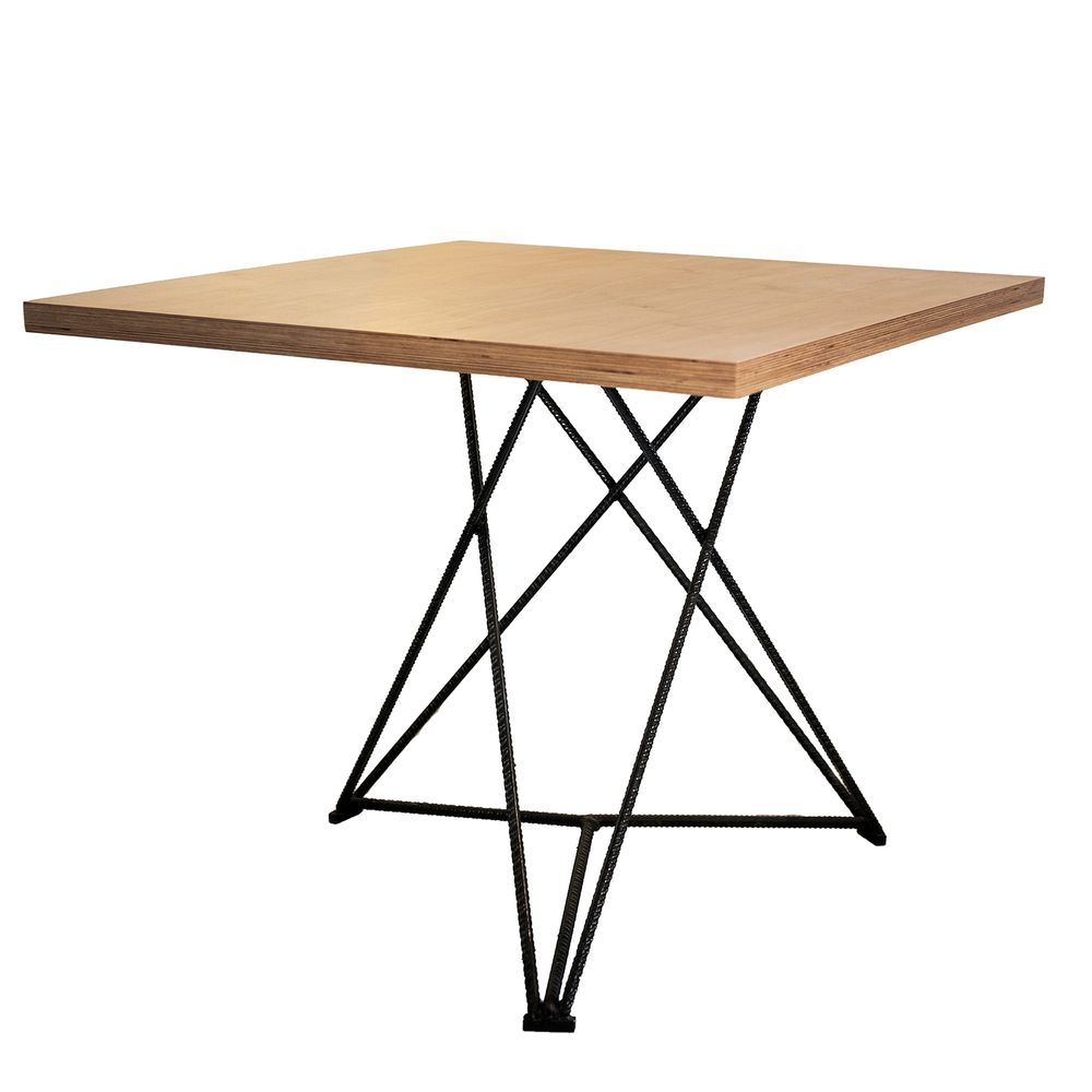 Tables Salle à Manger - Table avec plateau en contreplaqué (placage d'érable) - LIVING MEDITERANEO