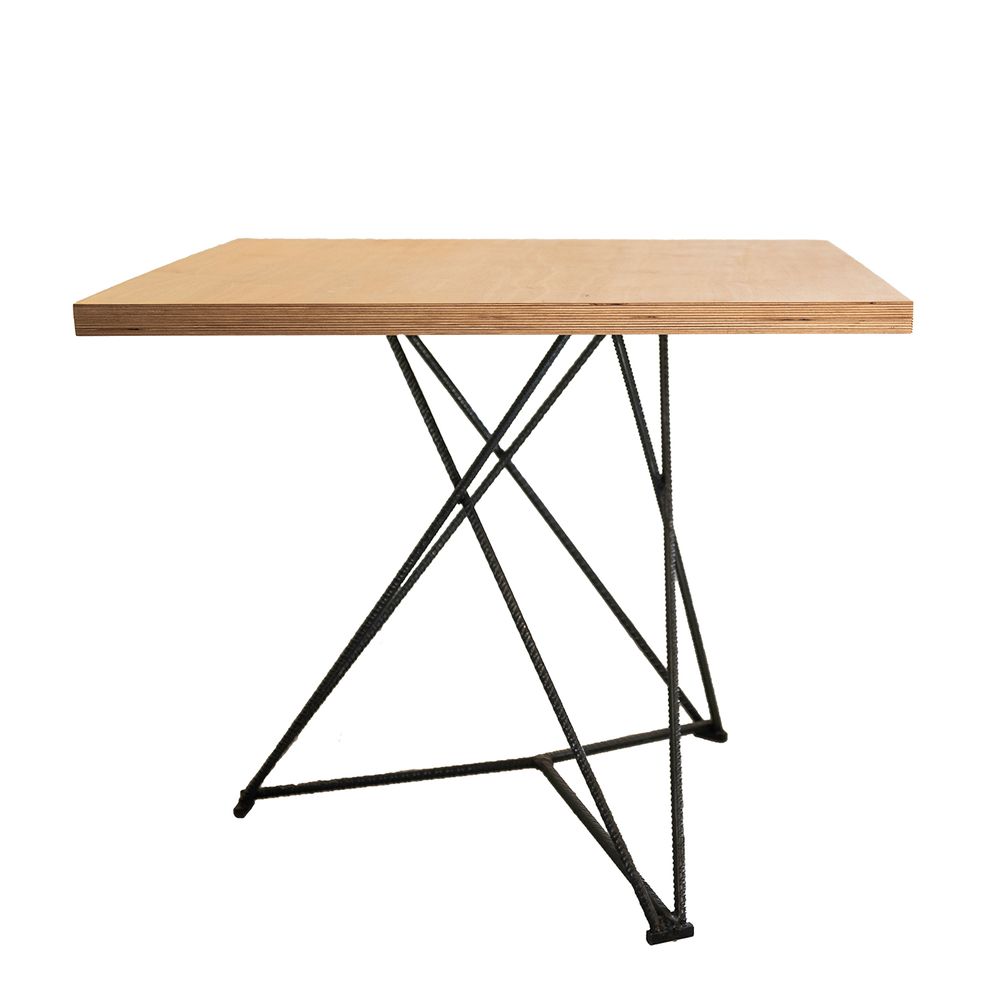 Tables Salle à Manger - Table avec plateau en contreplaqué (placage d'érable) - LIVING MEDITERANEO