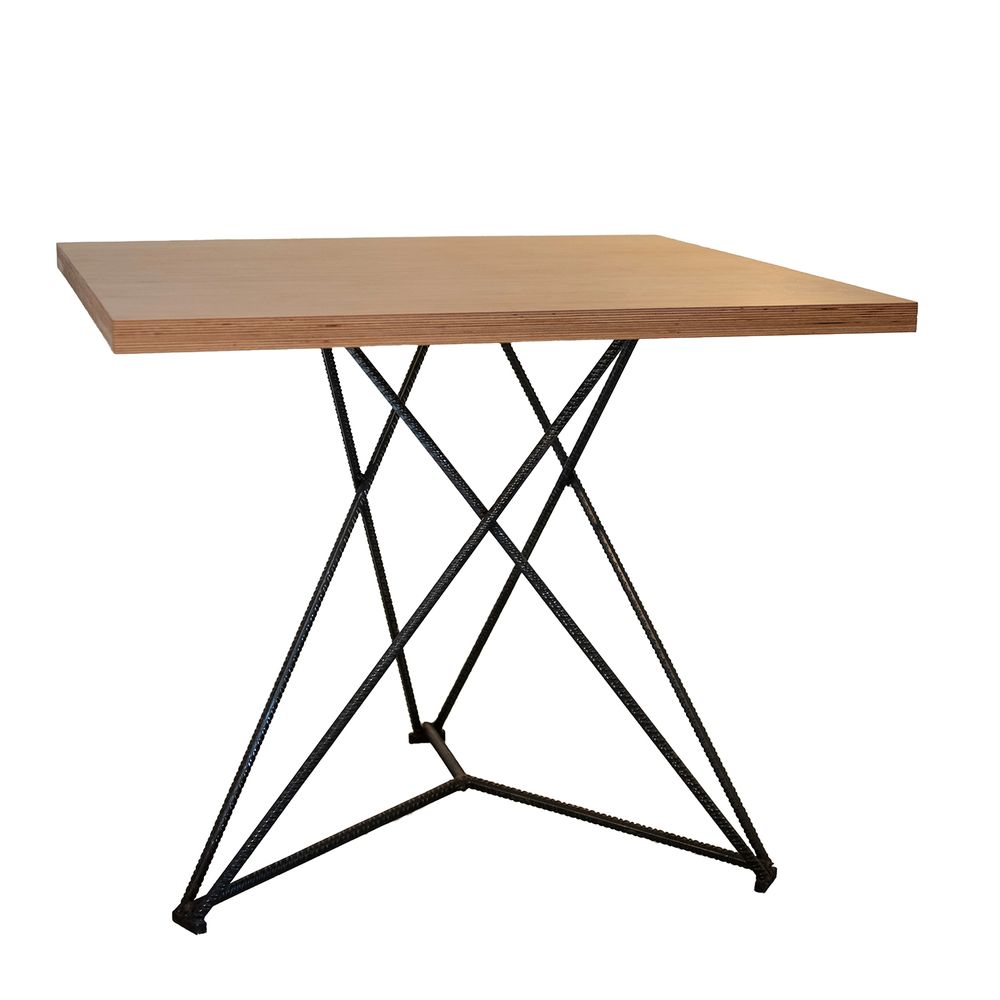 Tables Salle à Manger - Table avec plateau en contreplaqué (placage d'érable) - LIVING MEDITERANEO