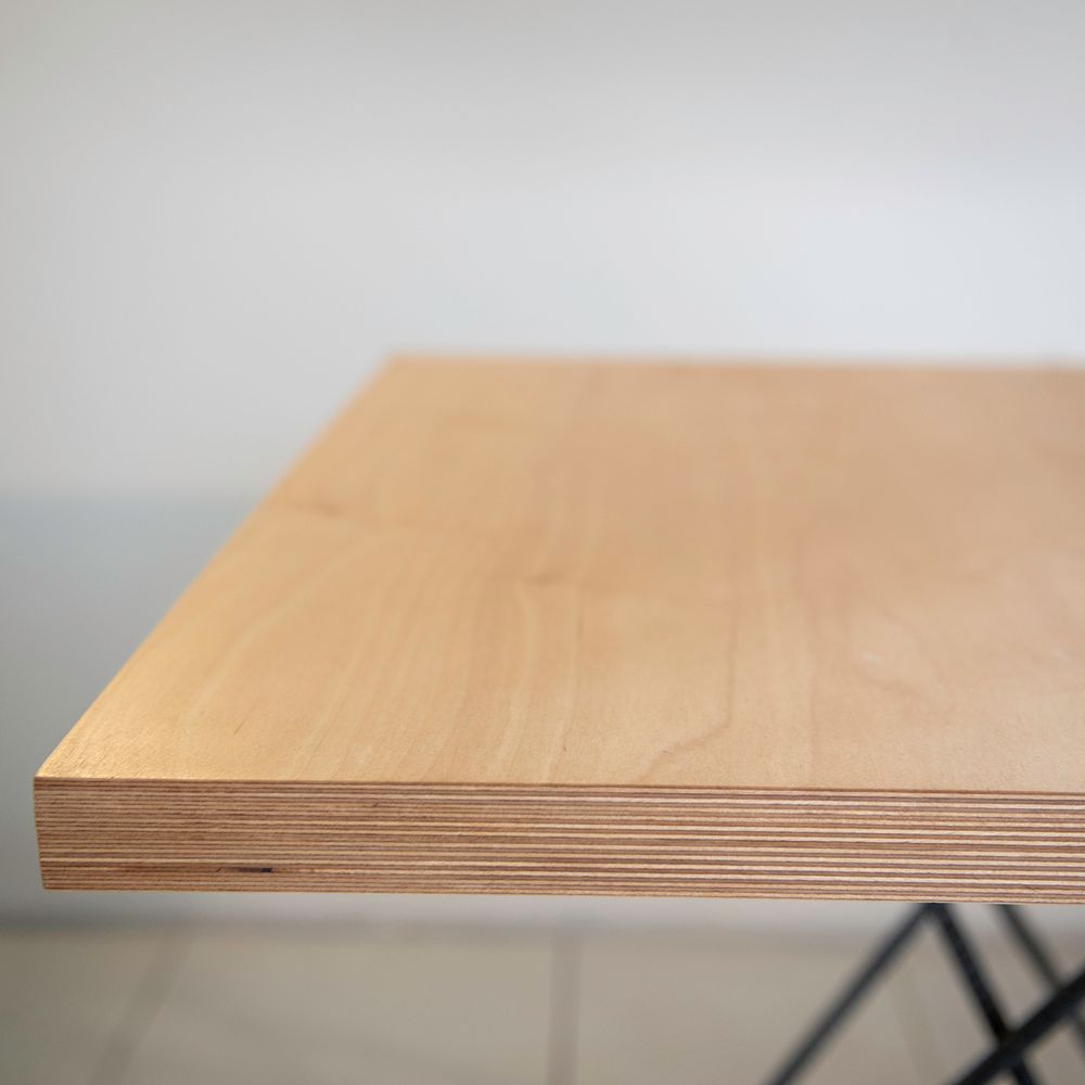 Tables Salle à Manger - Table avec plateau en contreplaqué (placage d'érable) - LIVING MEDITERANEO