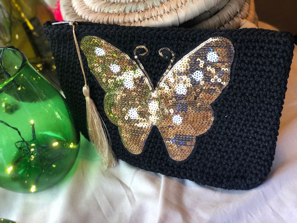 Pochettes - Sac de soirée en crochet Monac - MAISON ZOE
