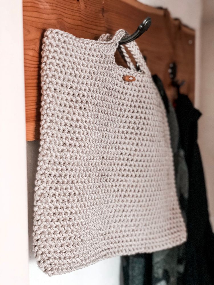 Bags and totes - Monac Handbag Crocheted Beige - MAISON ZOE