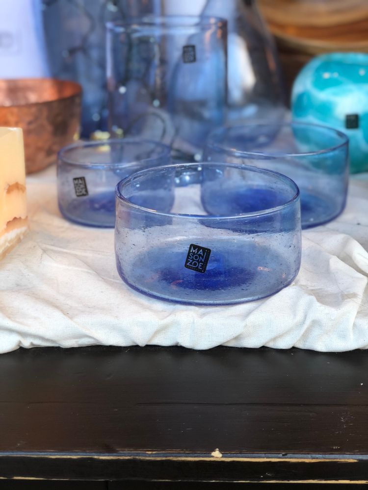 Bols - bols en verre recyclé Amudi - MAISON ZOE