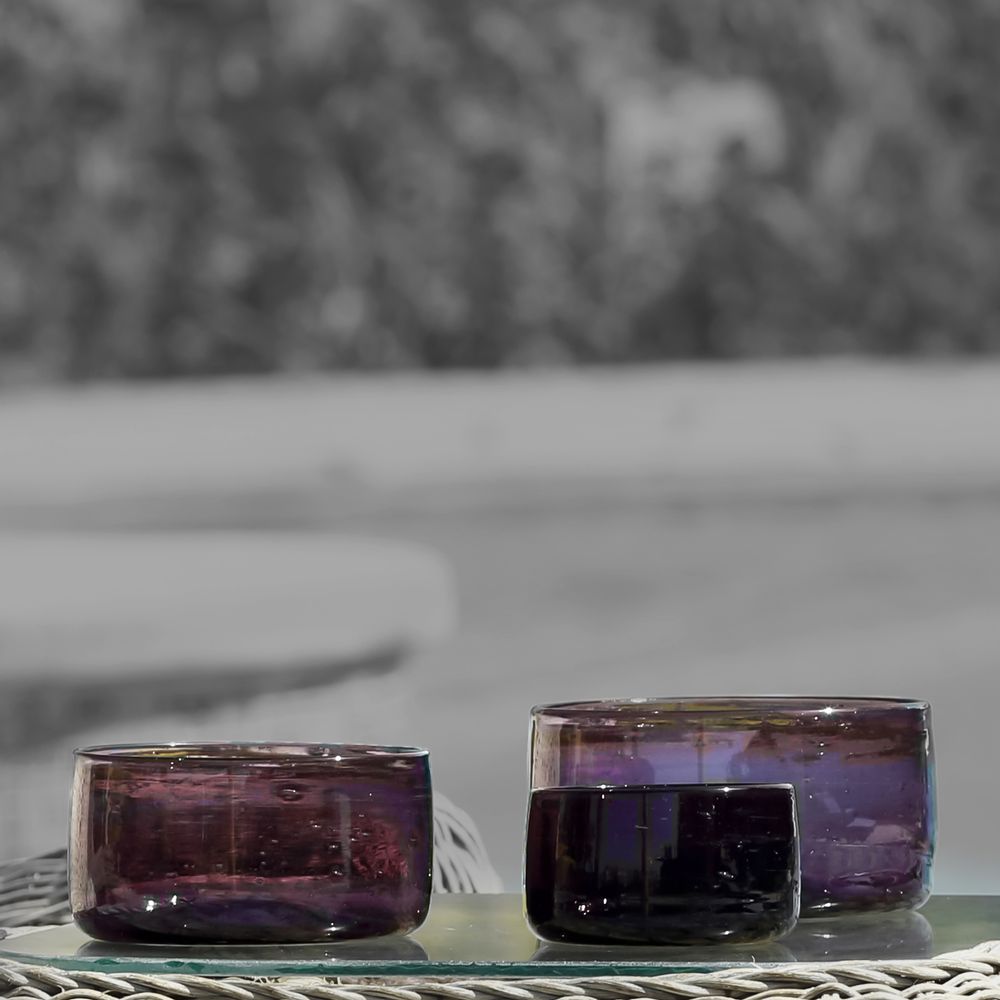 Bols - bols en verre recyclé Amudi - MAISON ZOE