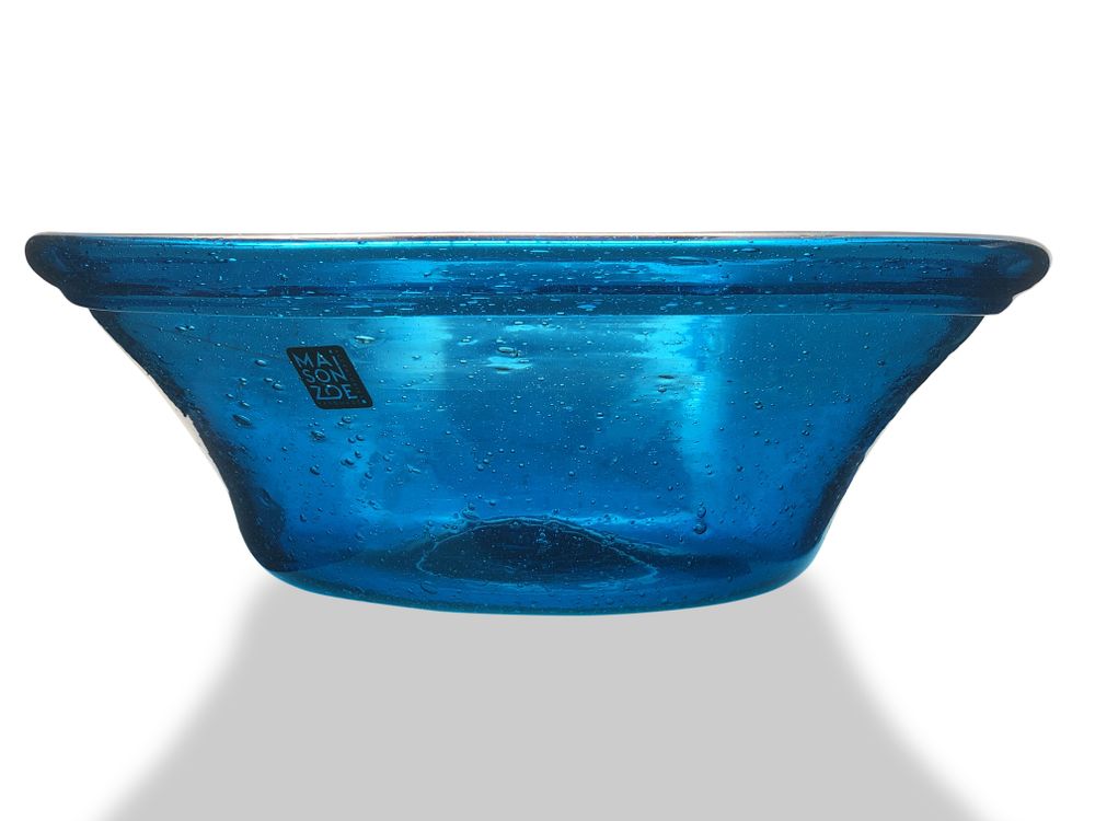 Bowls - Camino Recycled Glass Bowl - MAISON ZOE