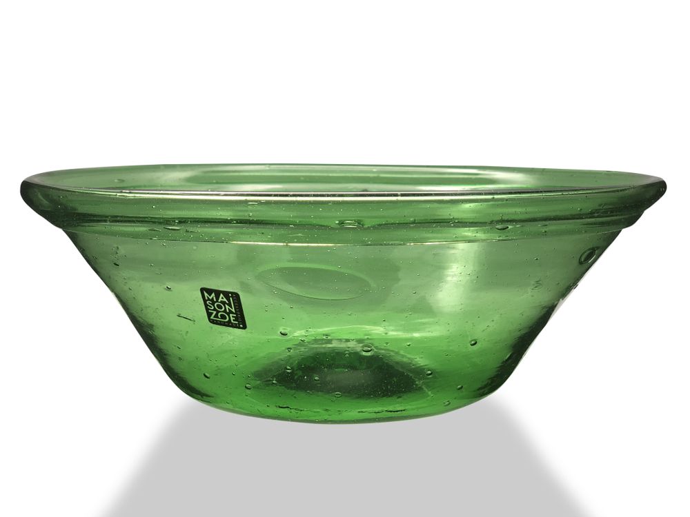 Bowls - Camino Recycled Glass Bowl - MAISON ZOE