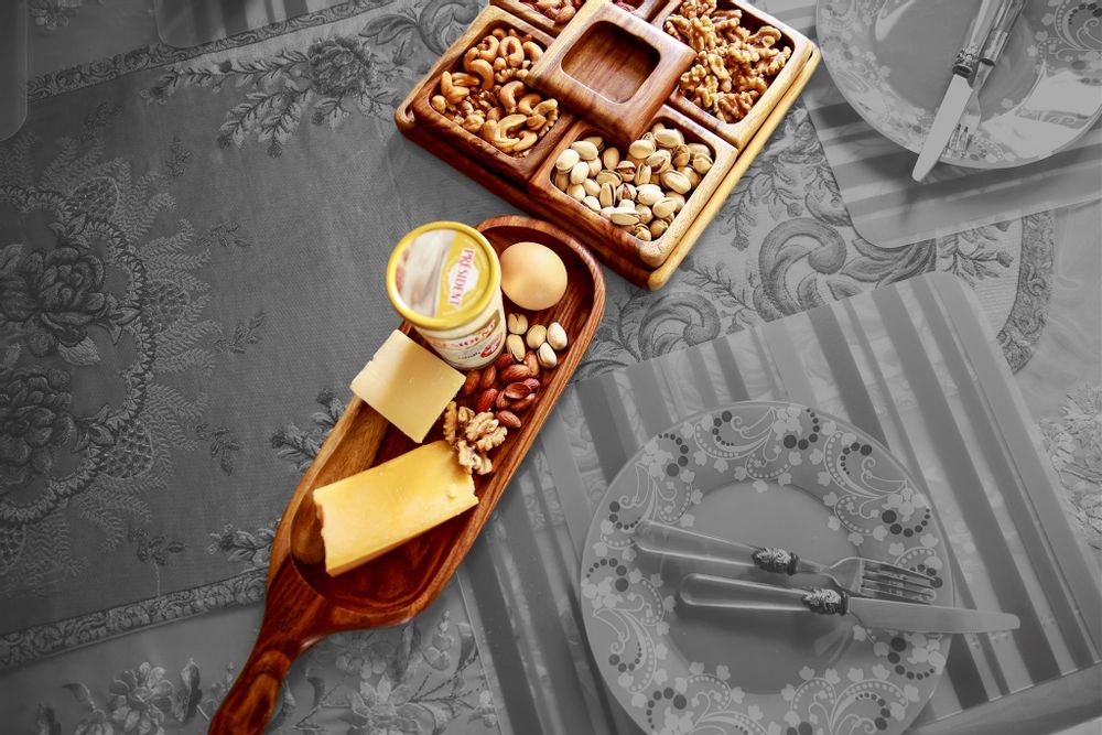 Plats et saladiers - Zat plateau de service avec poignée - MAISON ZOE