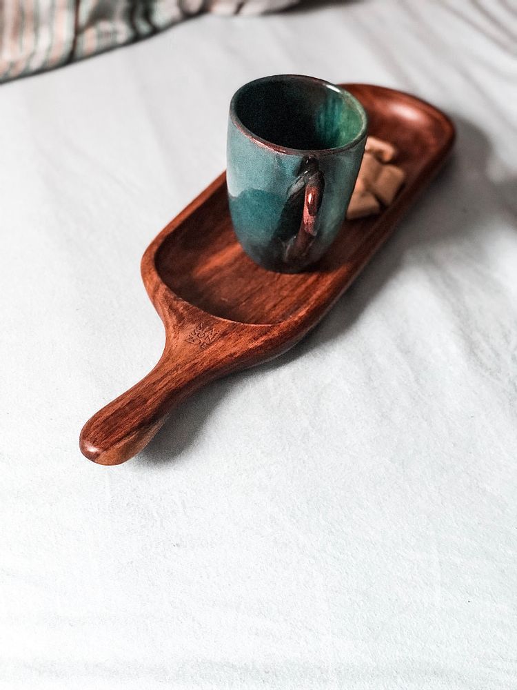 Plats et saladiers - Zat plateau de service avec poignée - MAISON ZOE