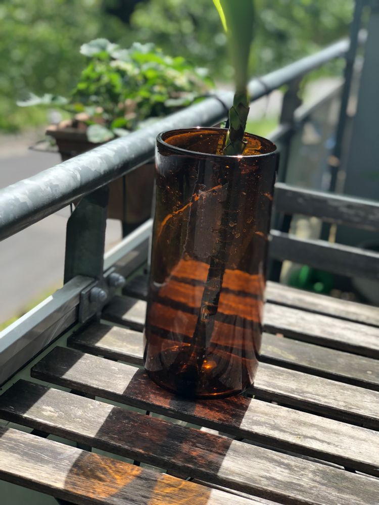 Vases - Elena Recycled Glass Vase - MAISON ZOE