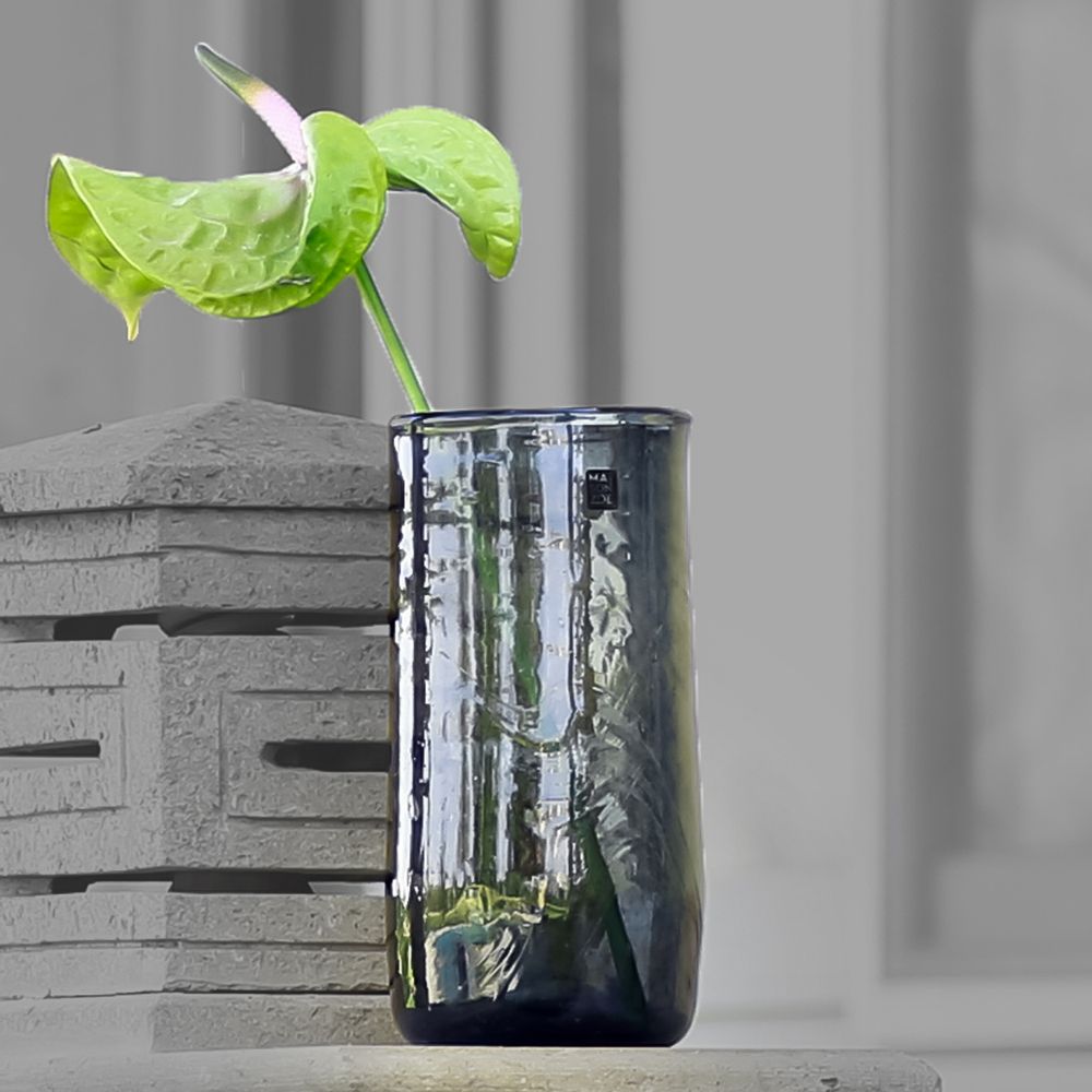 Vases - Elena Recycled Glass Vase - MAISON ZOE