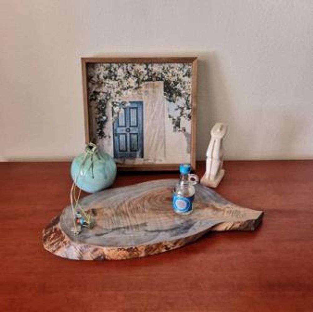 Objets design - Plateau en bois Lanscape - LIVING MEDITERANEO