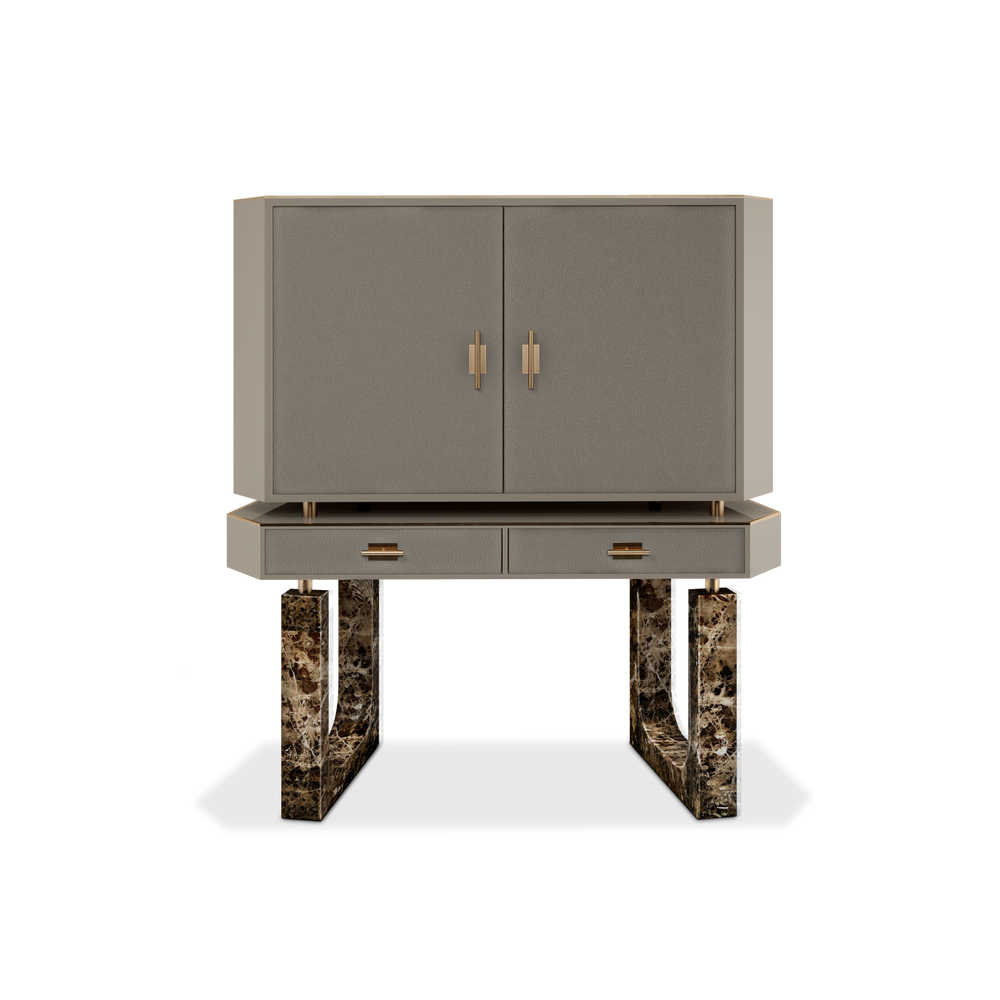 Bookshelves - Lincoln Drink Cabinet - PORUS STUDIO