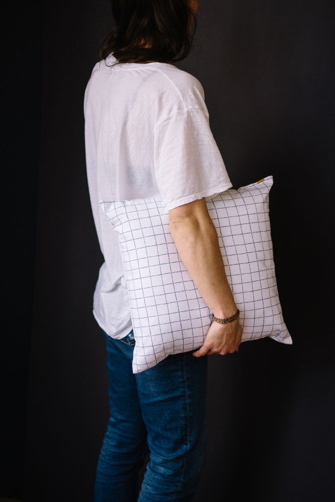 Fabric cushions - CUSHION WITH REMOVALE COTTON COVER - LES PENSIONNAIRES